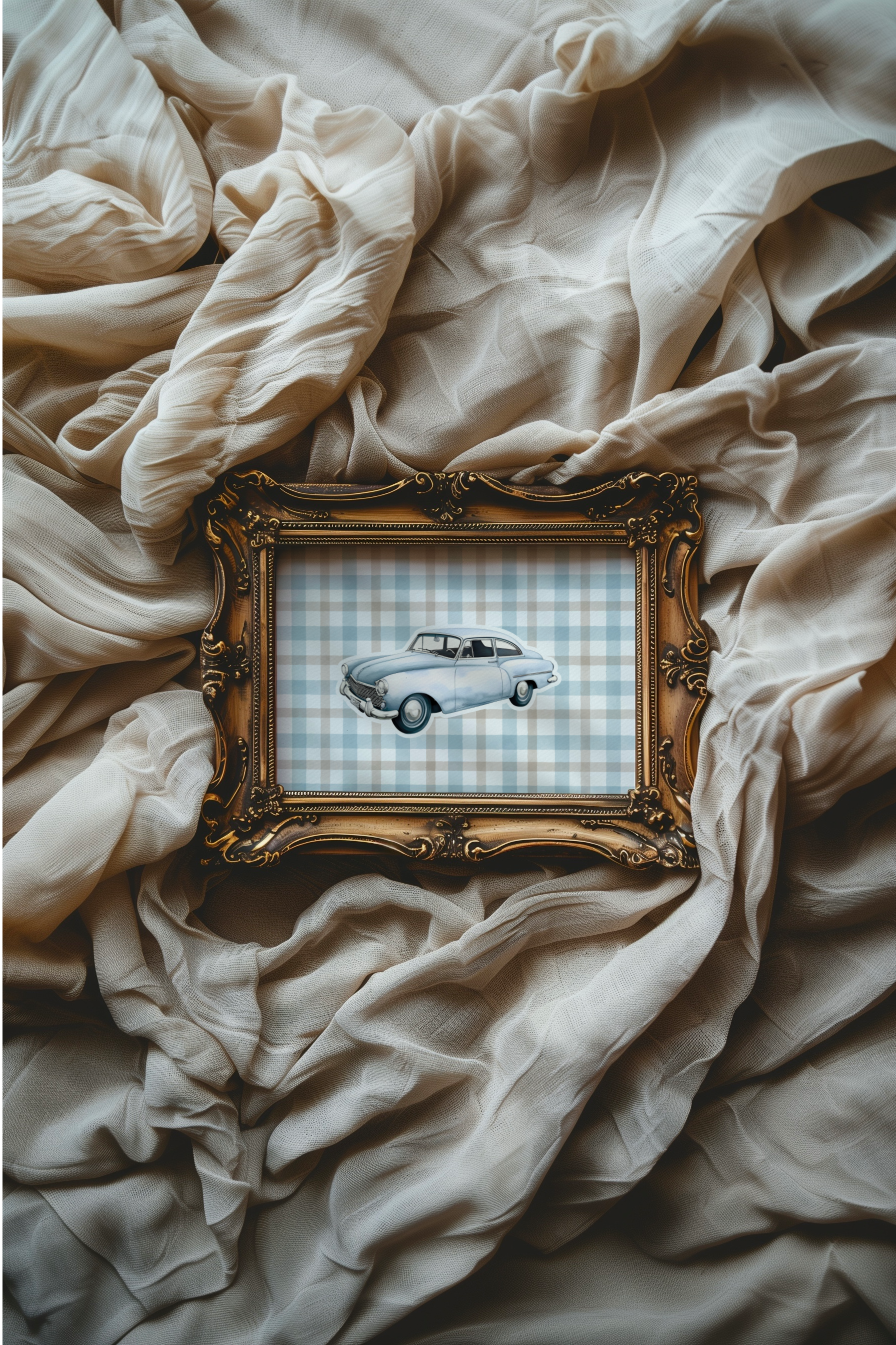 Vintage Car | Powder Blue | Little Dreamer