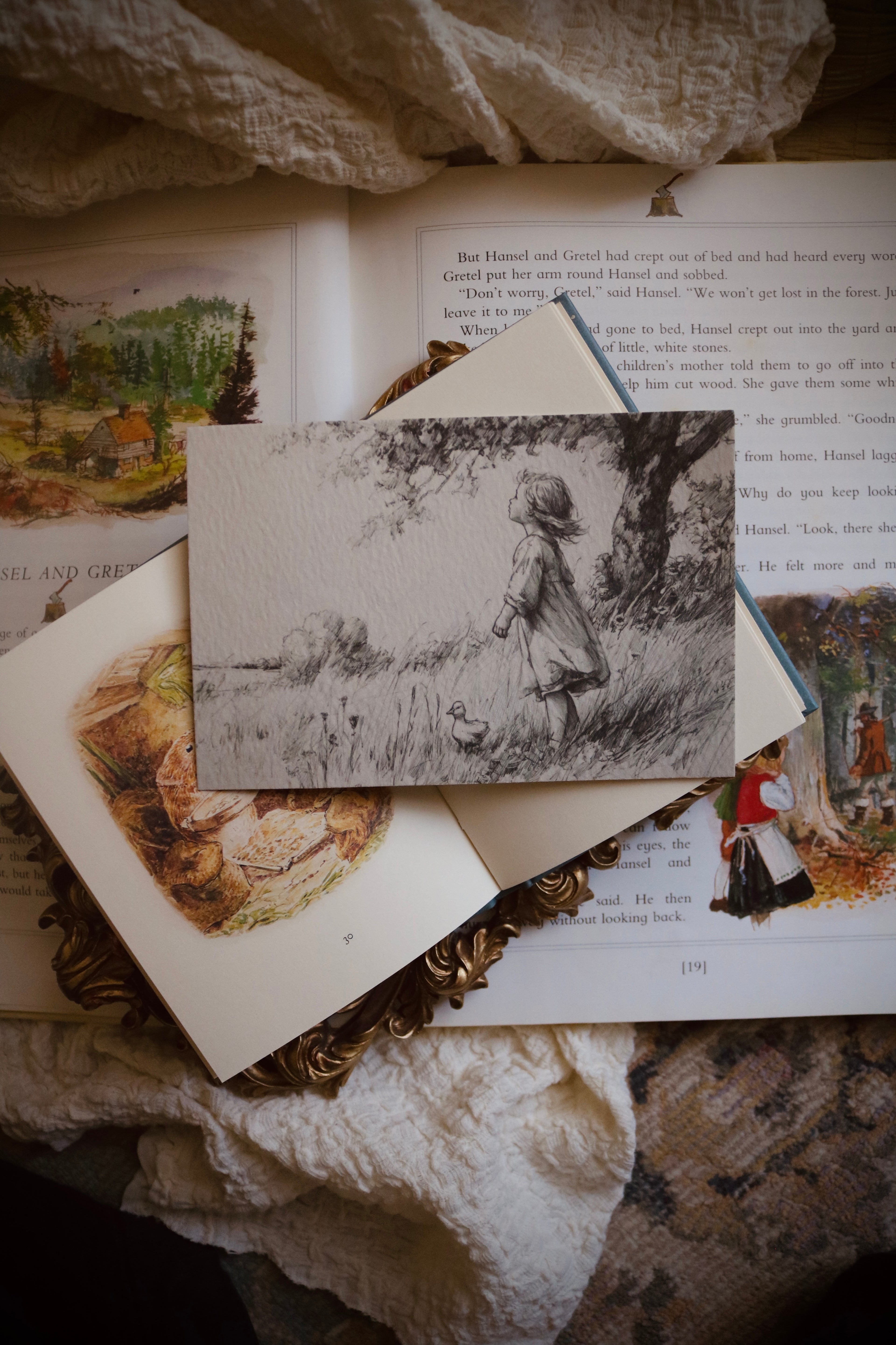 Girl and Duckling | First Spring