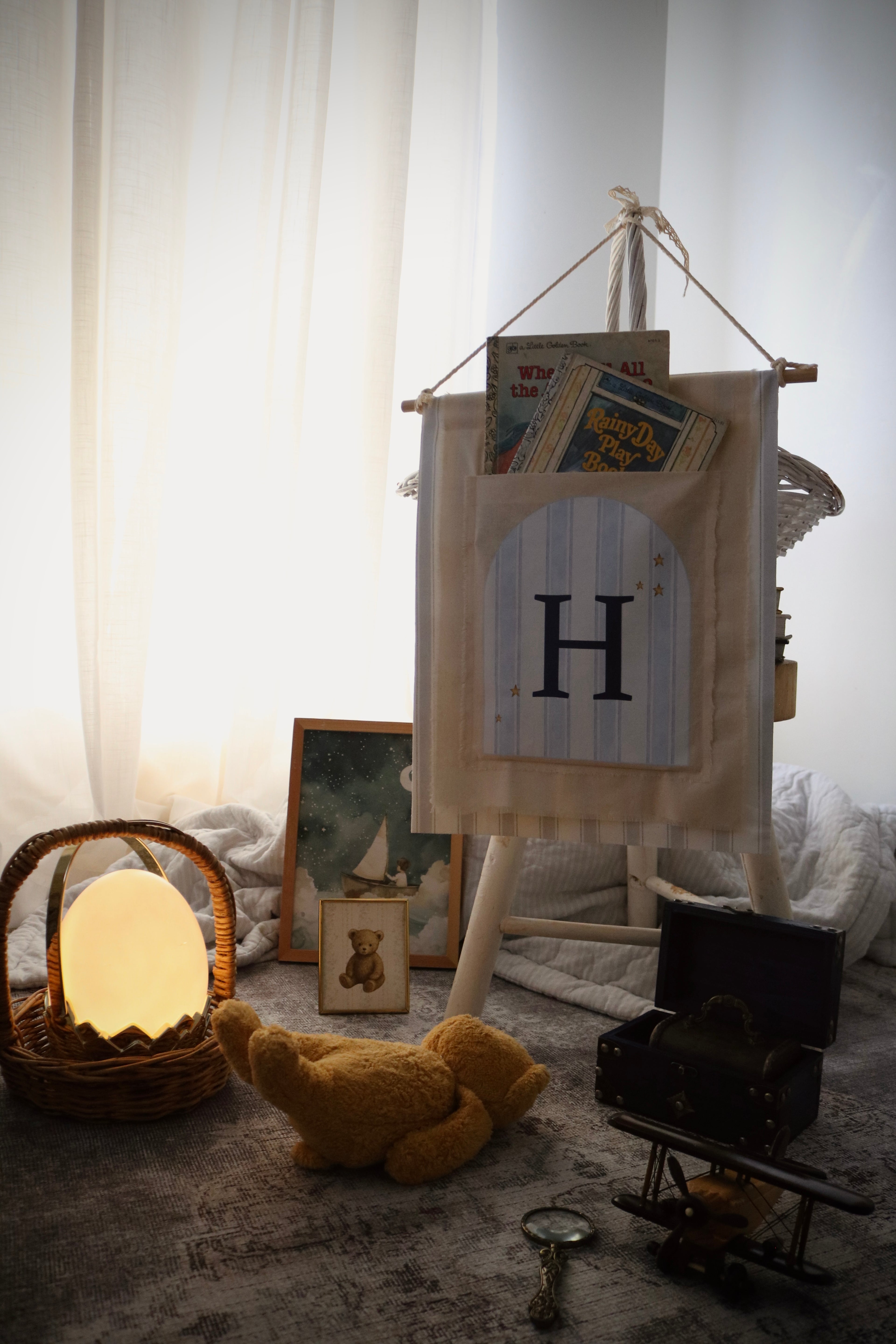 Double Sided Bedroom Banner with Keepsake Pocket
