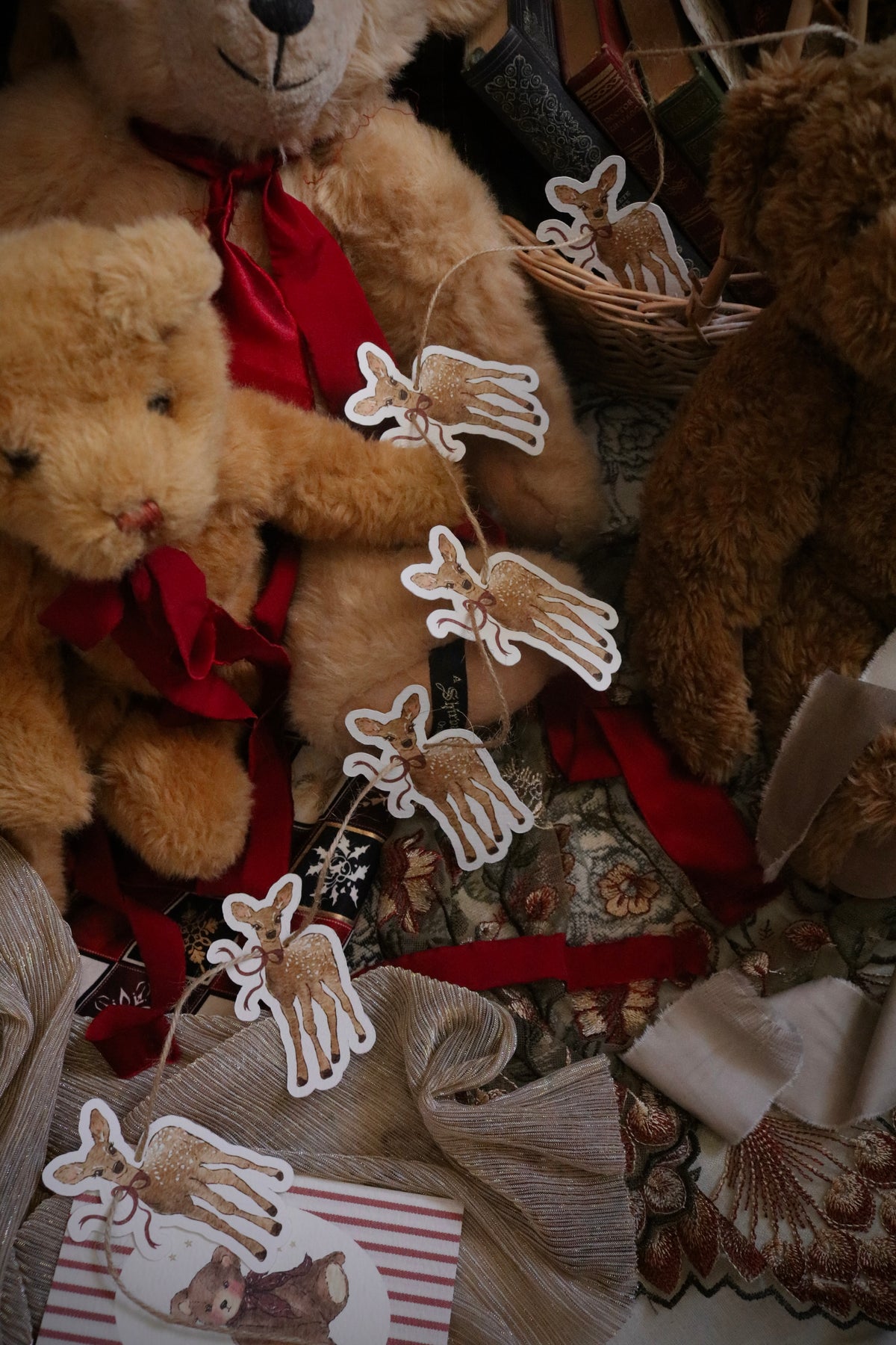 Fawn Christmas Garland