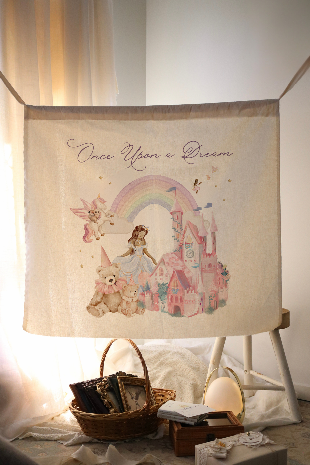 Large Birthday Banner | 100cm x 100cm | Multiple Design + Fabric Options