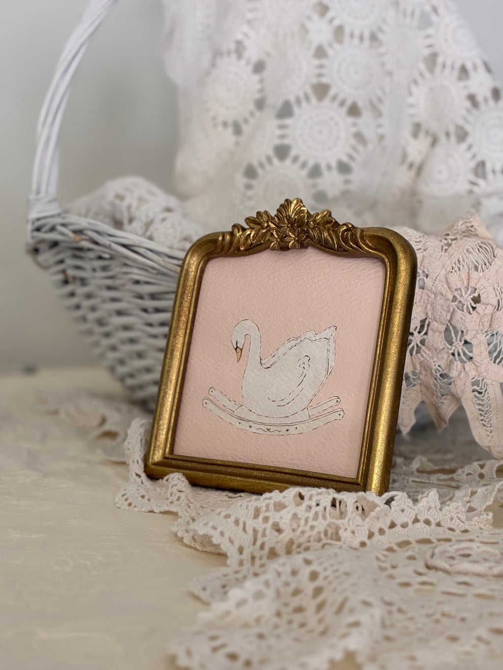 The Rocking Swan | Framed