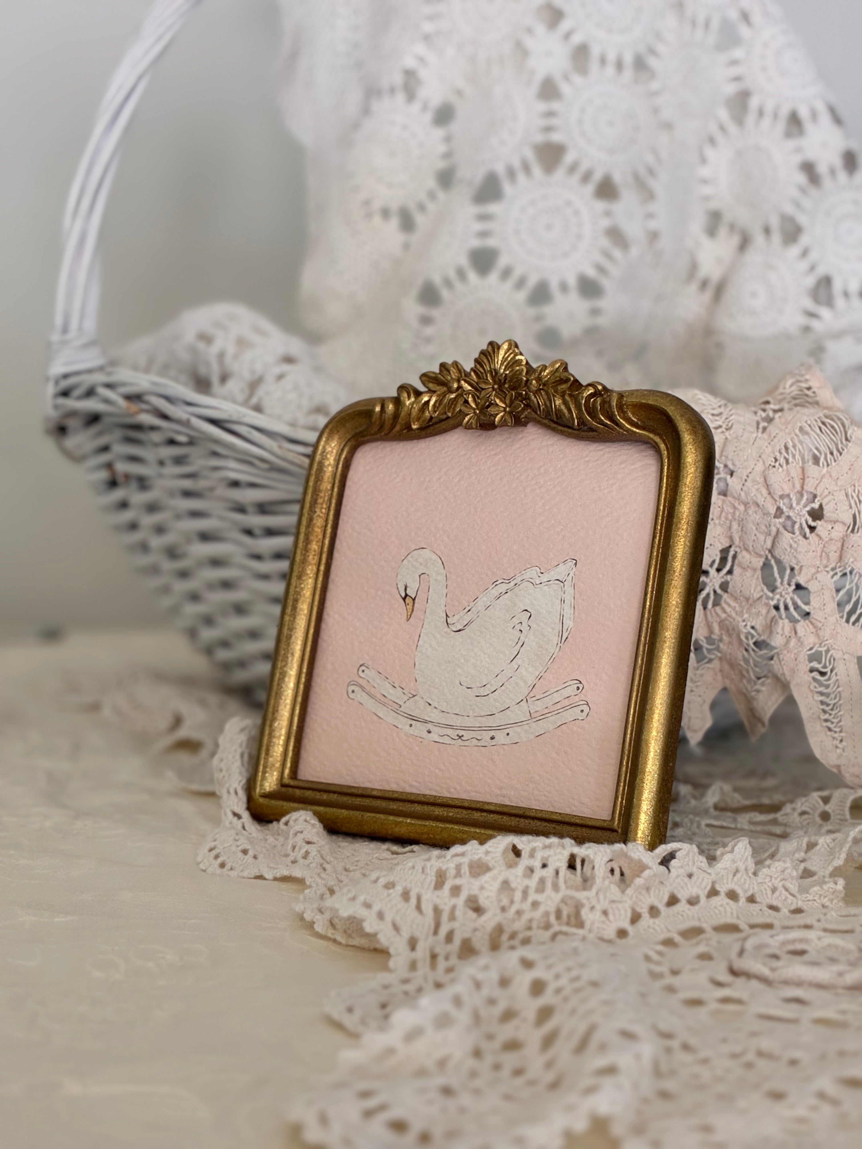 The Rocking Swan | Framed