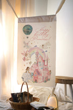 Tall Birthday Banner | 55cm x 115cm | Multiple Design + Fabric Options