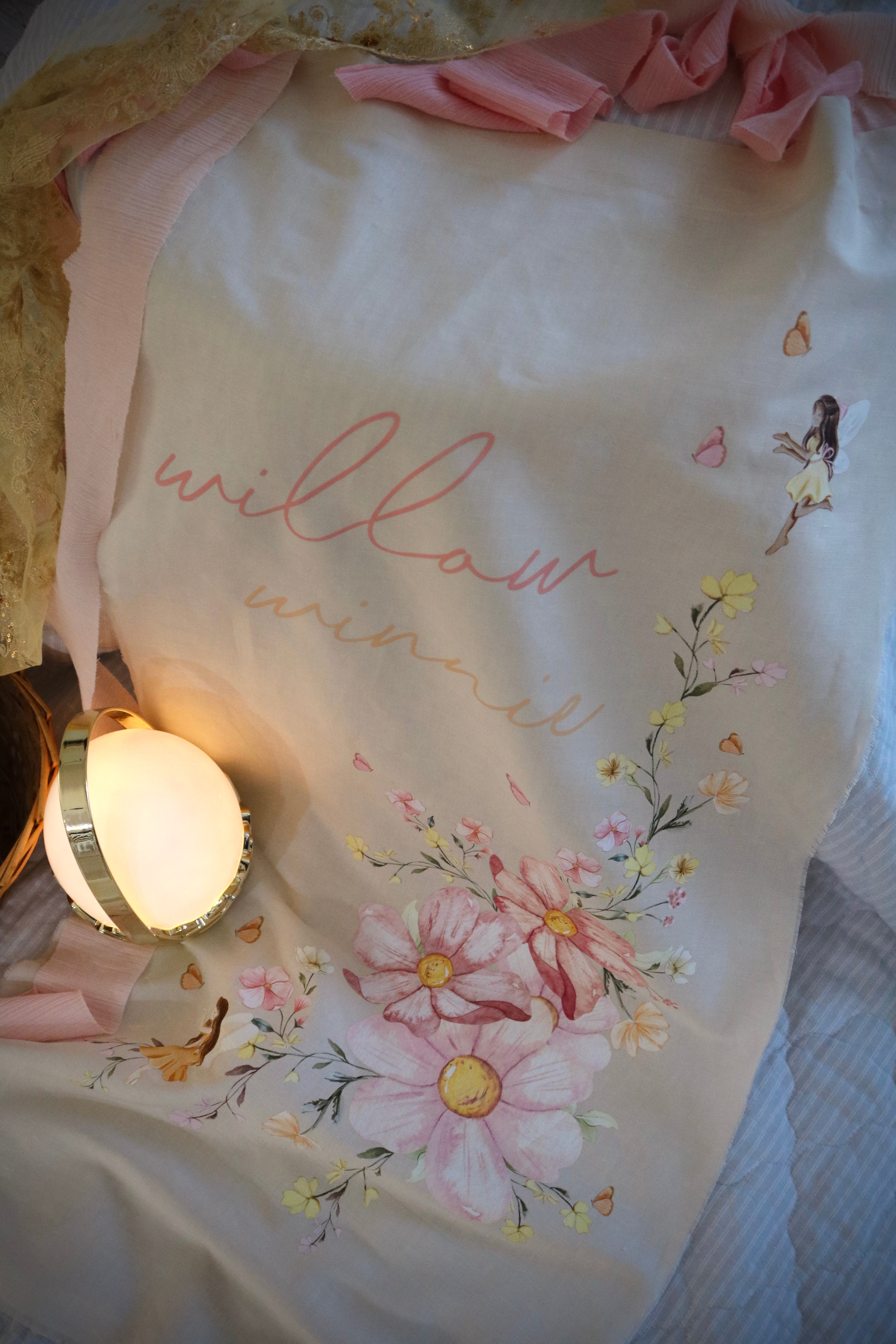 Tall Birthday Banner | Multiple Design + Fabric Options