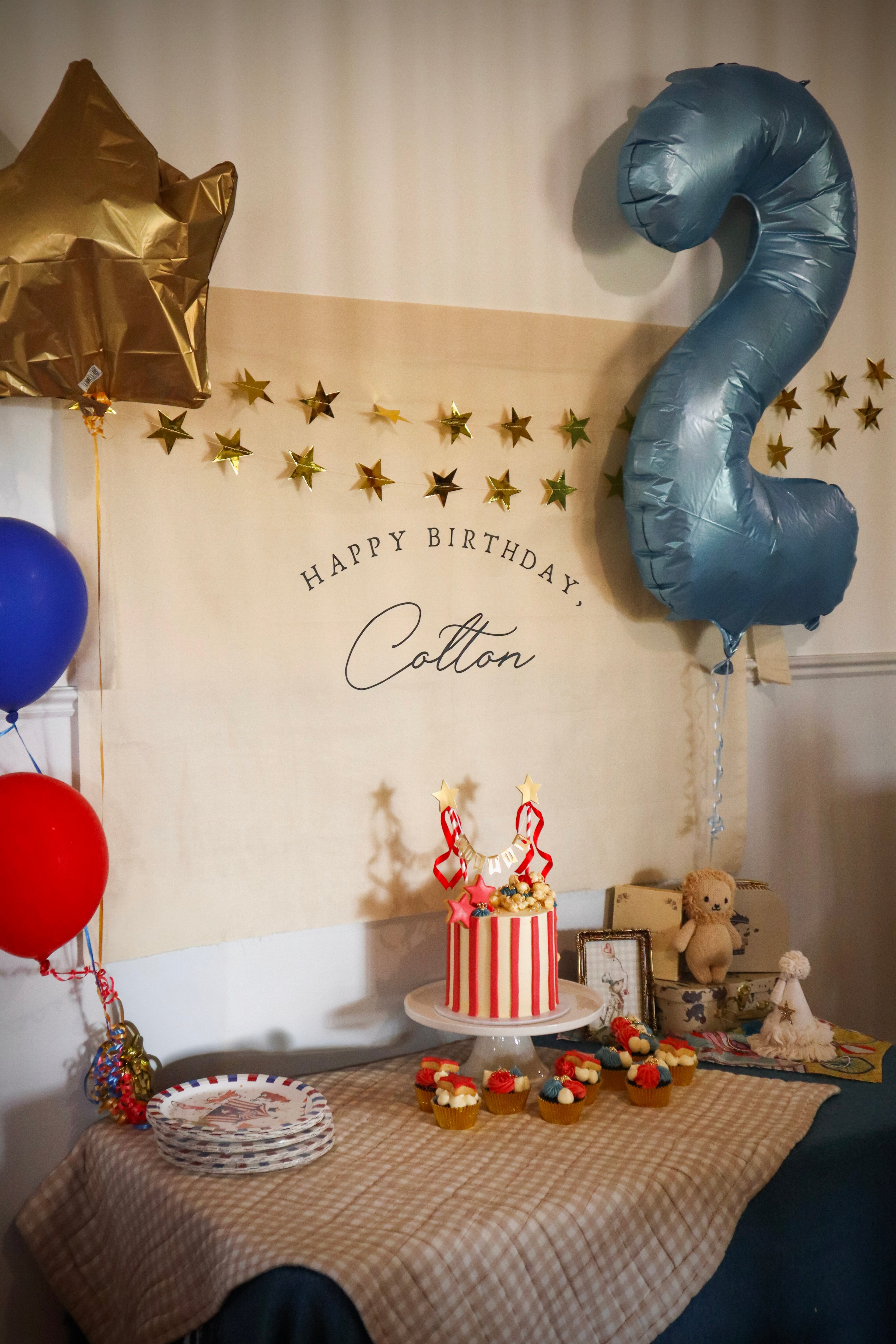 Large Birthday Banner with Custom Text