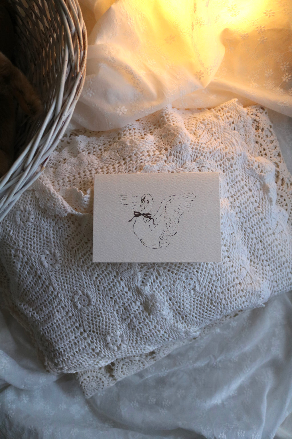 Swan | Illustrated Keepsake Card