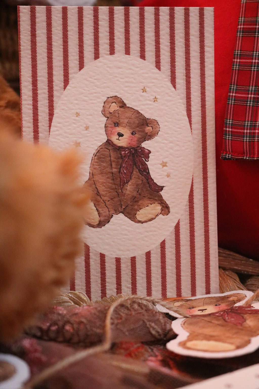 Teddy Bear | Available as Christmas Card or Print