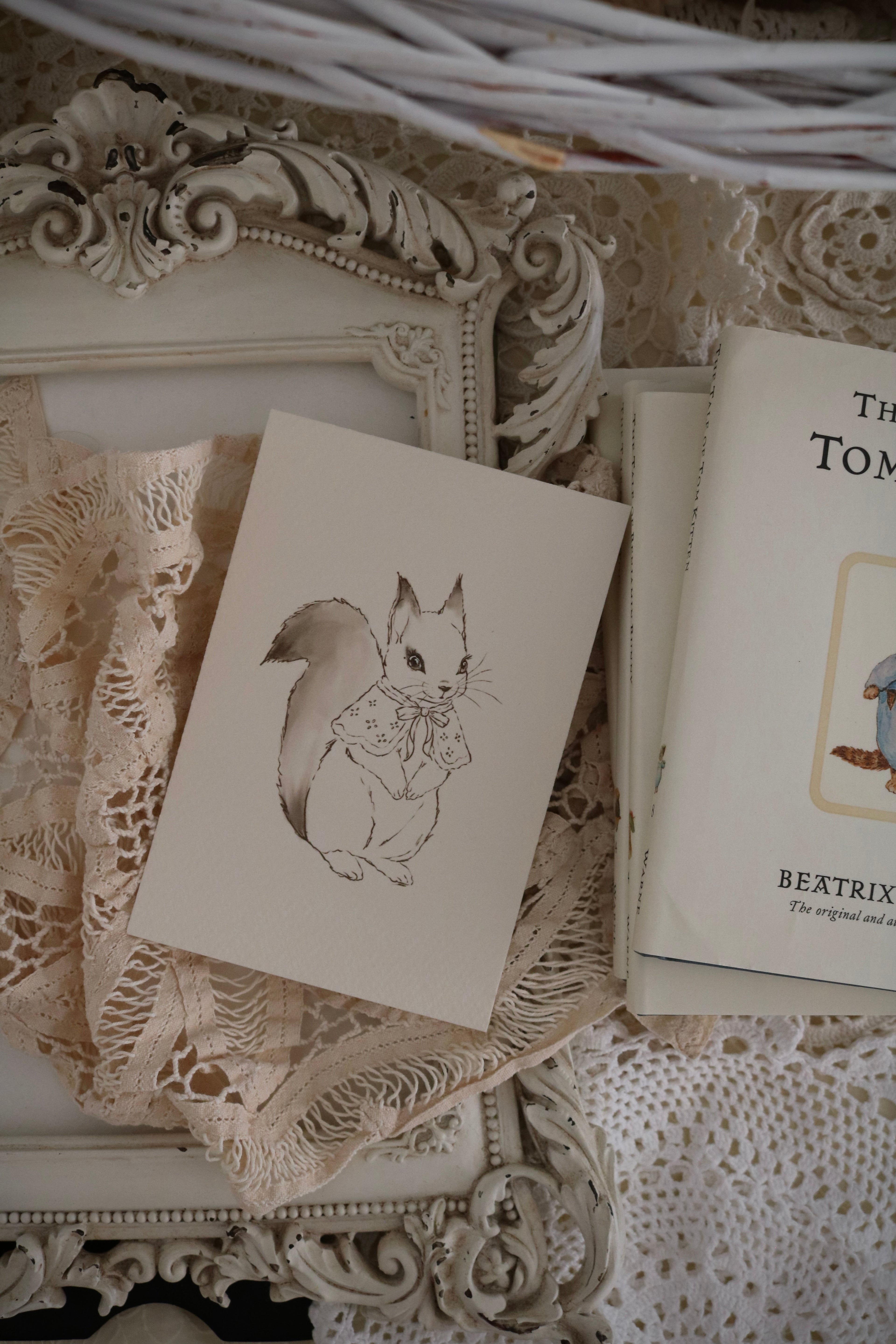 Hazel Squirrel Sketch | Art Print