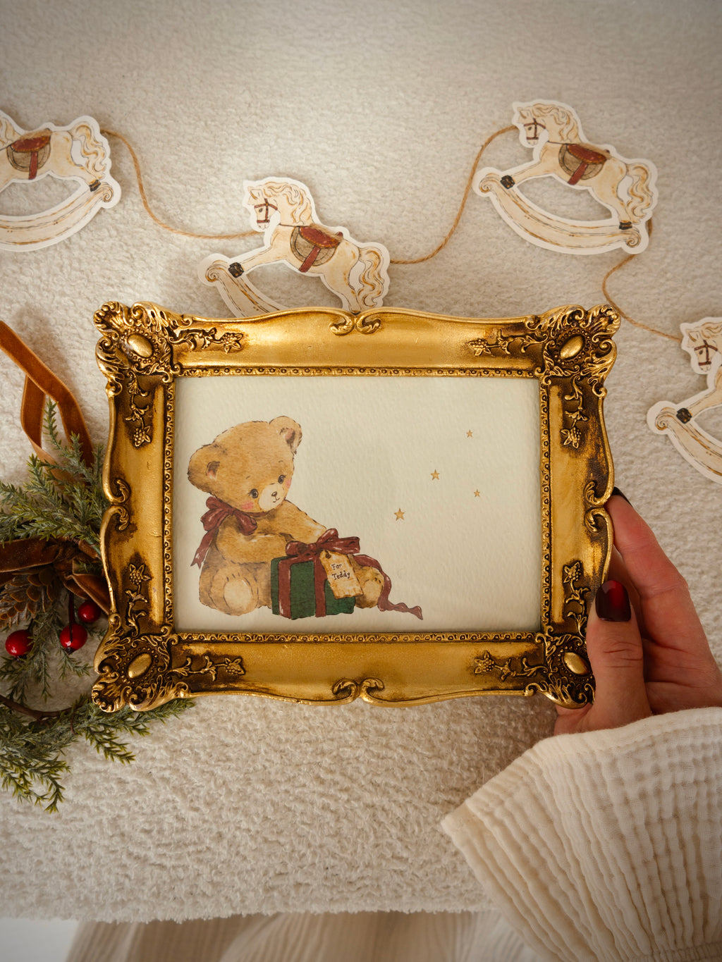 Little Teddy | Available as Christmas Card or Print