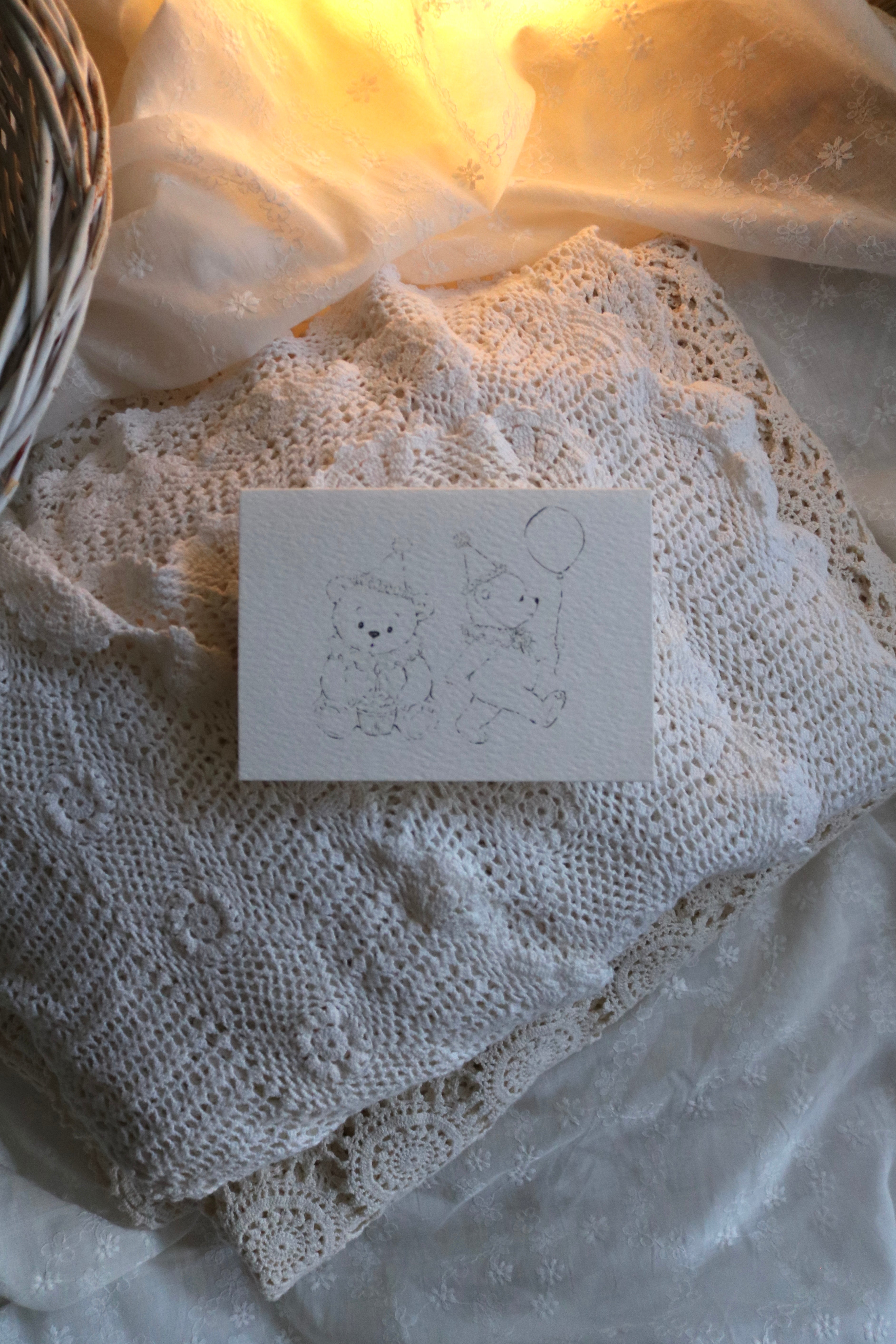 Birthday Bear | Illustrated Keepsake Card