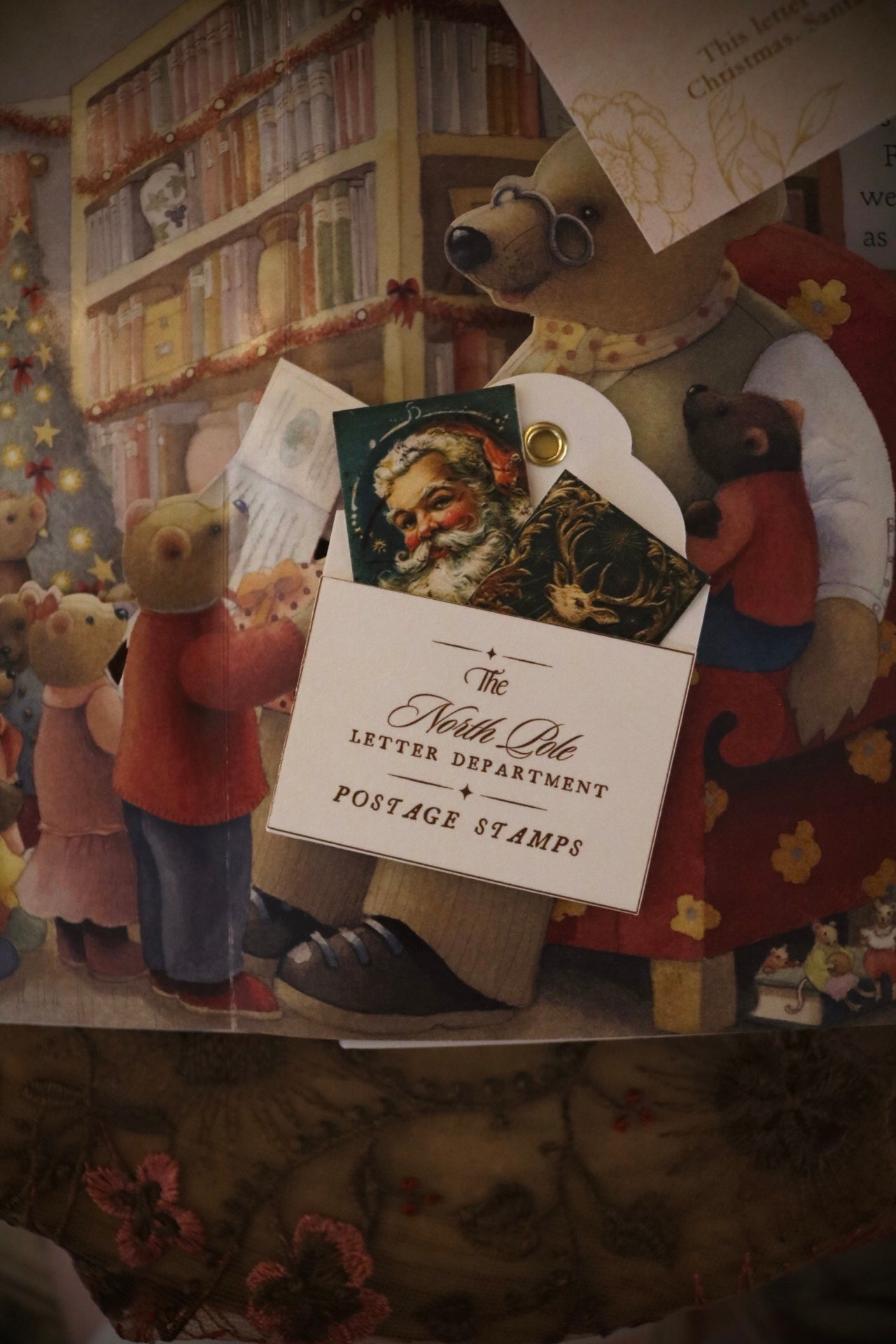 Write a Letter to Santa | Includes Envelope + Vintage Stamps