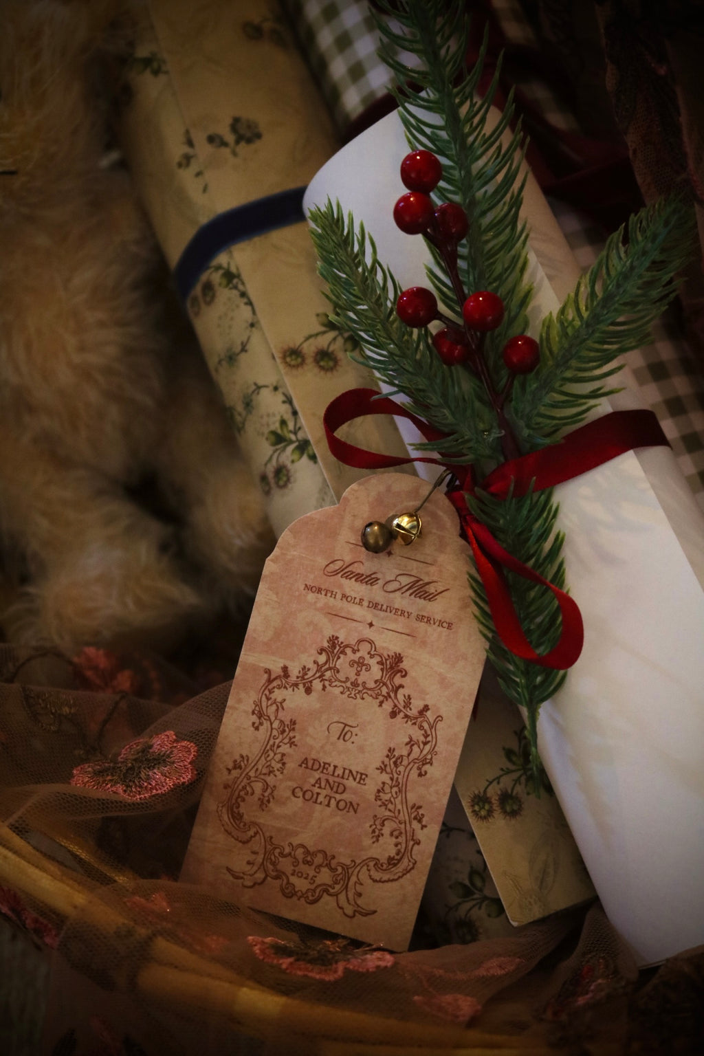 Scroll Style Letter from Santa | Deliver on Christmas Morning