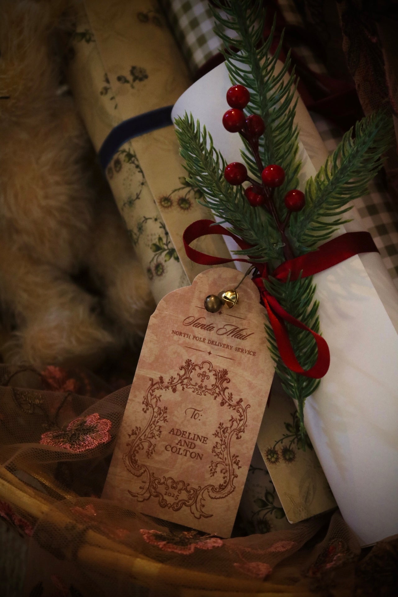 Scroll Style Letter from Santa | Deliver on Christmas Morning