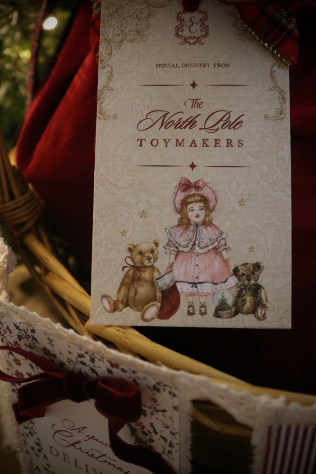 Toy Tag from the North Pole Toy Makers