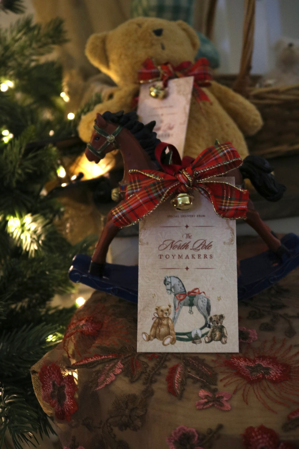 Toy Tag from the North Pole Toy Makers