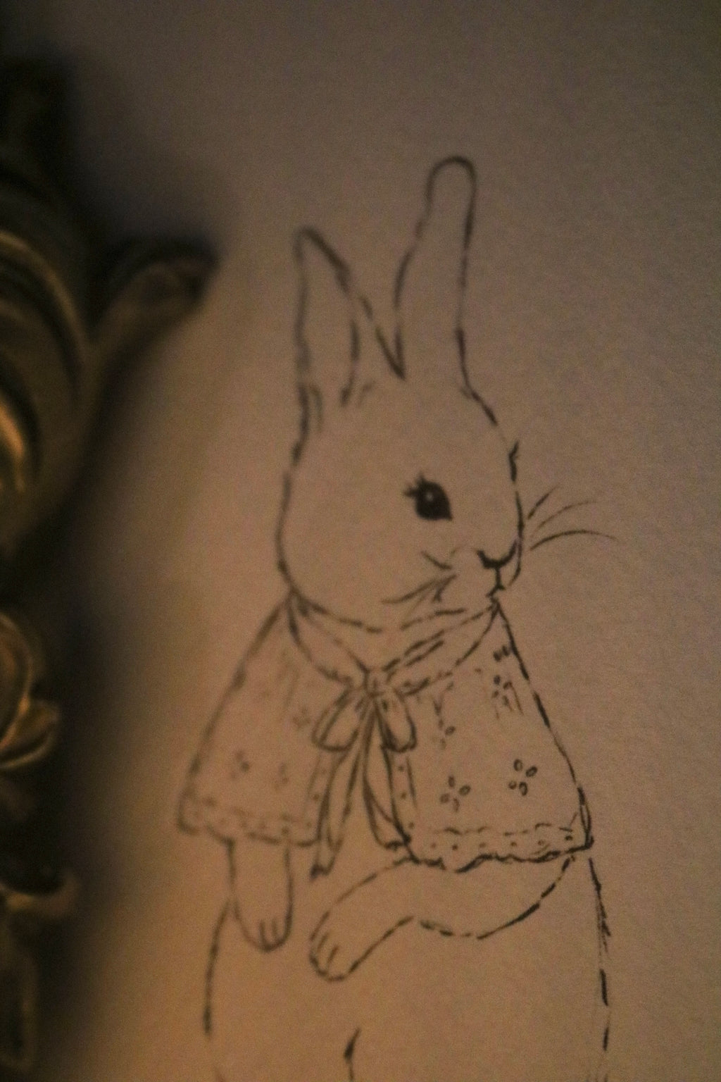 Juniper Rabbit Sketch | Art Print