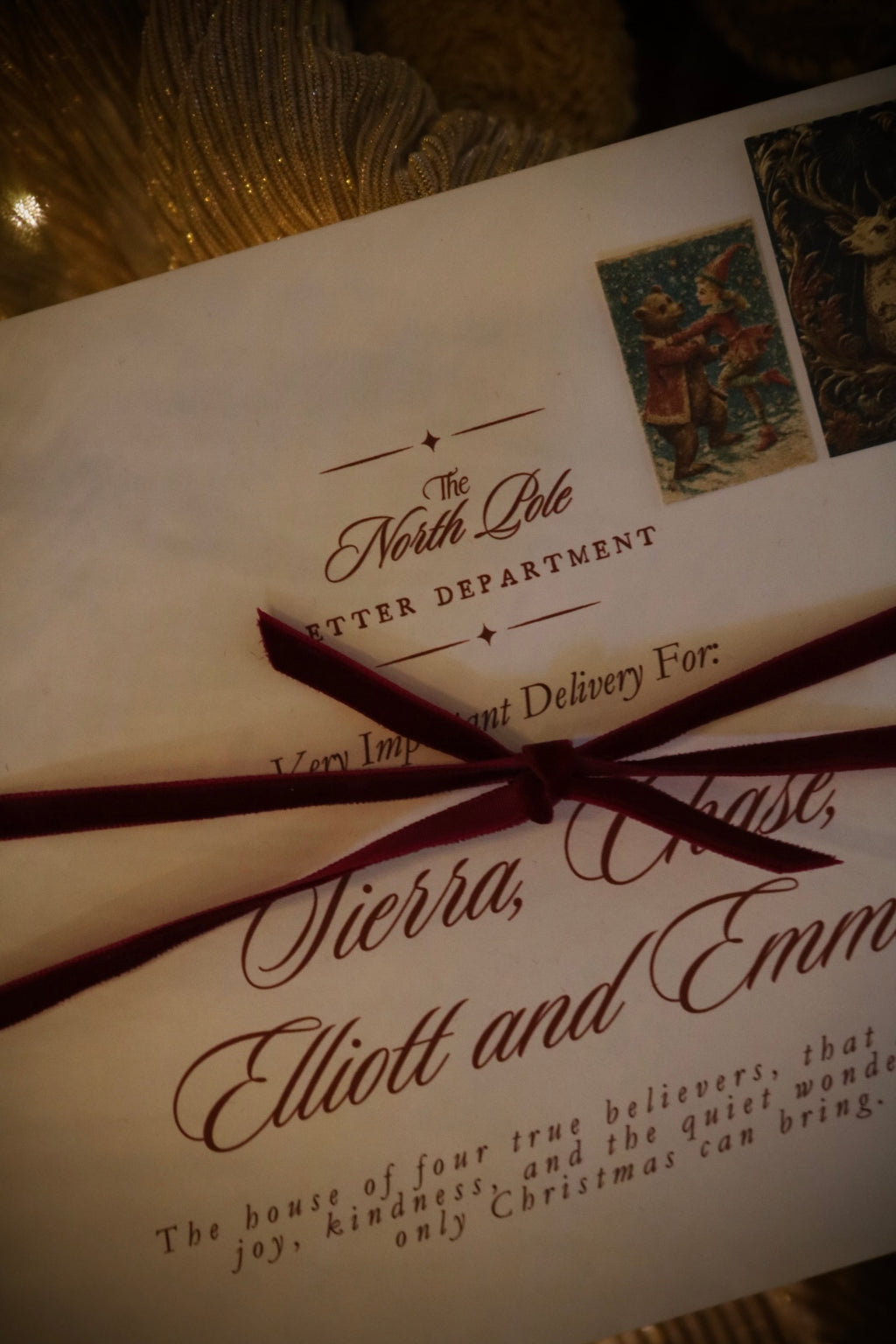 The First Delivery of December | Letter from Santa