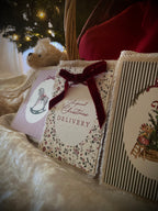 Lace and Cotton Christmas Garland | Customisable Illustrations + Text