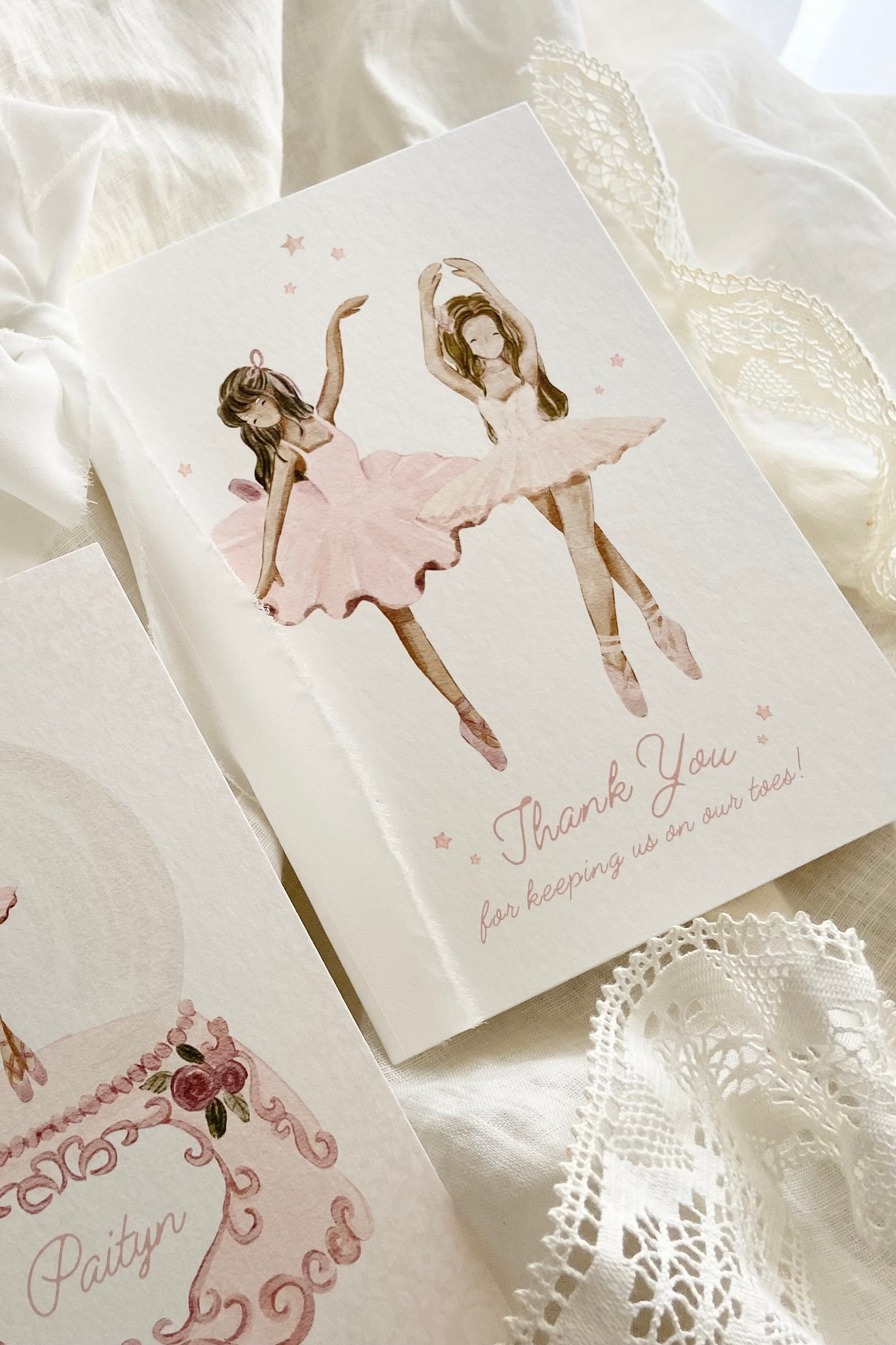 Thank You for Ballet Teacher | Signature Artisan Card | Deluxe Size