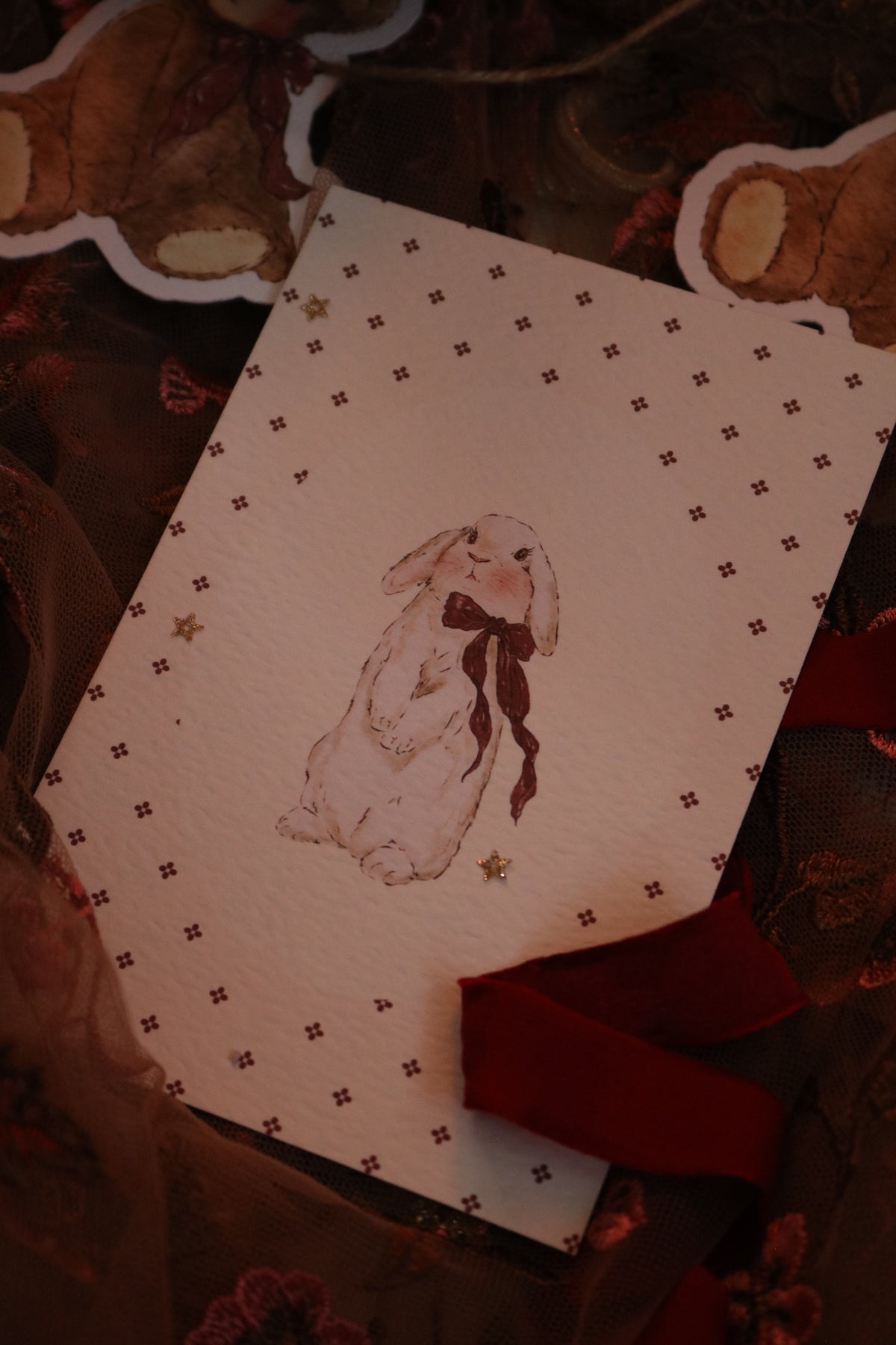 Bunny | Available as Christmas Card or Print