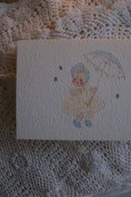 Dolly with Parasol | Illustrated Keepsake Card