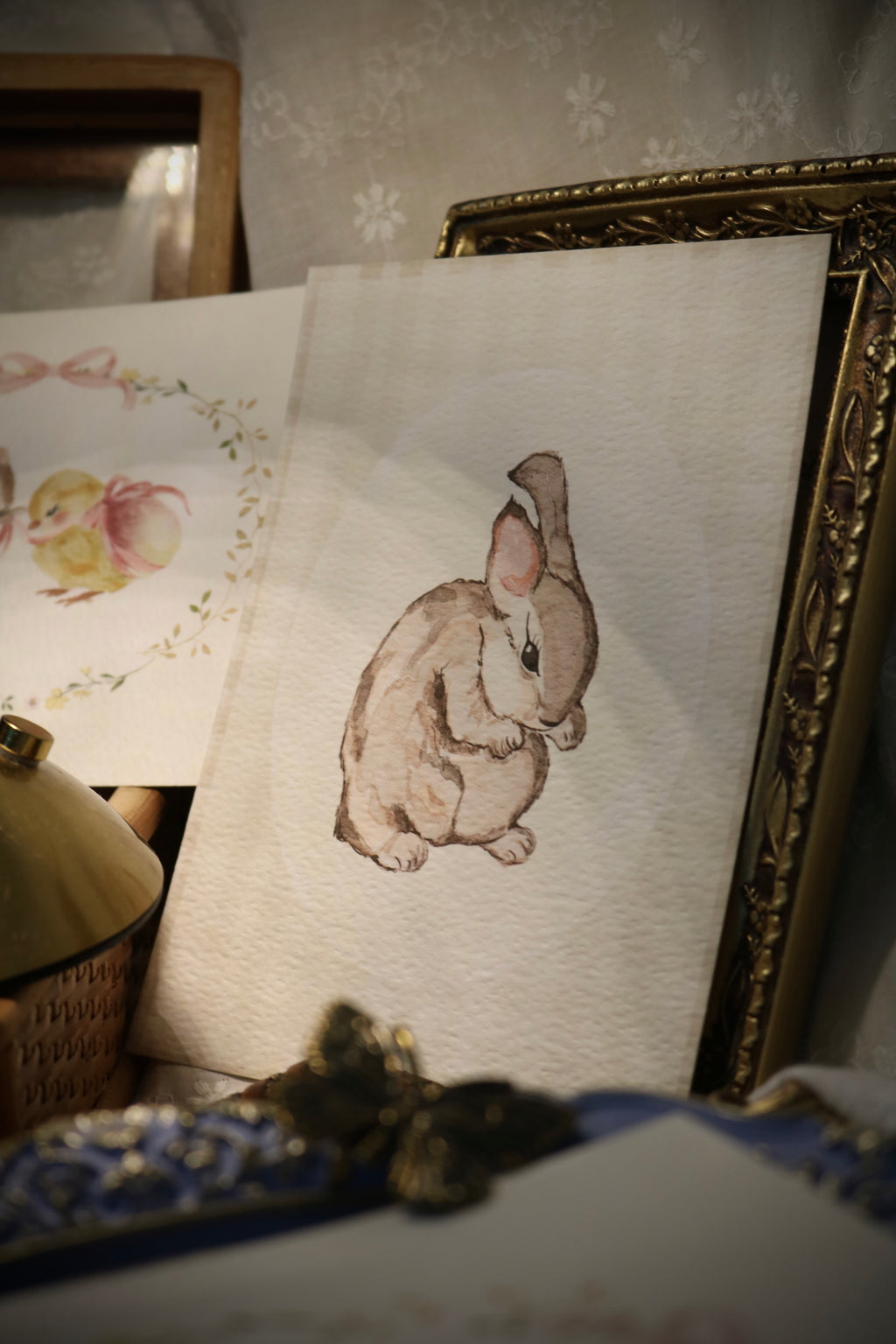 Quiet Bunny | Art Print or Greeting Card