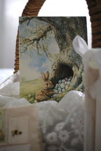 Letter from the Easter Bunny with Handmade Fabric Envelope | Blue