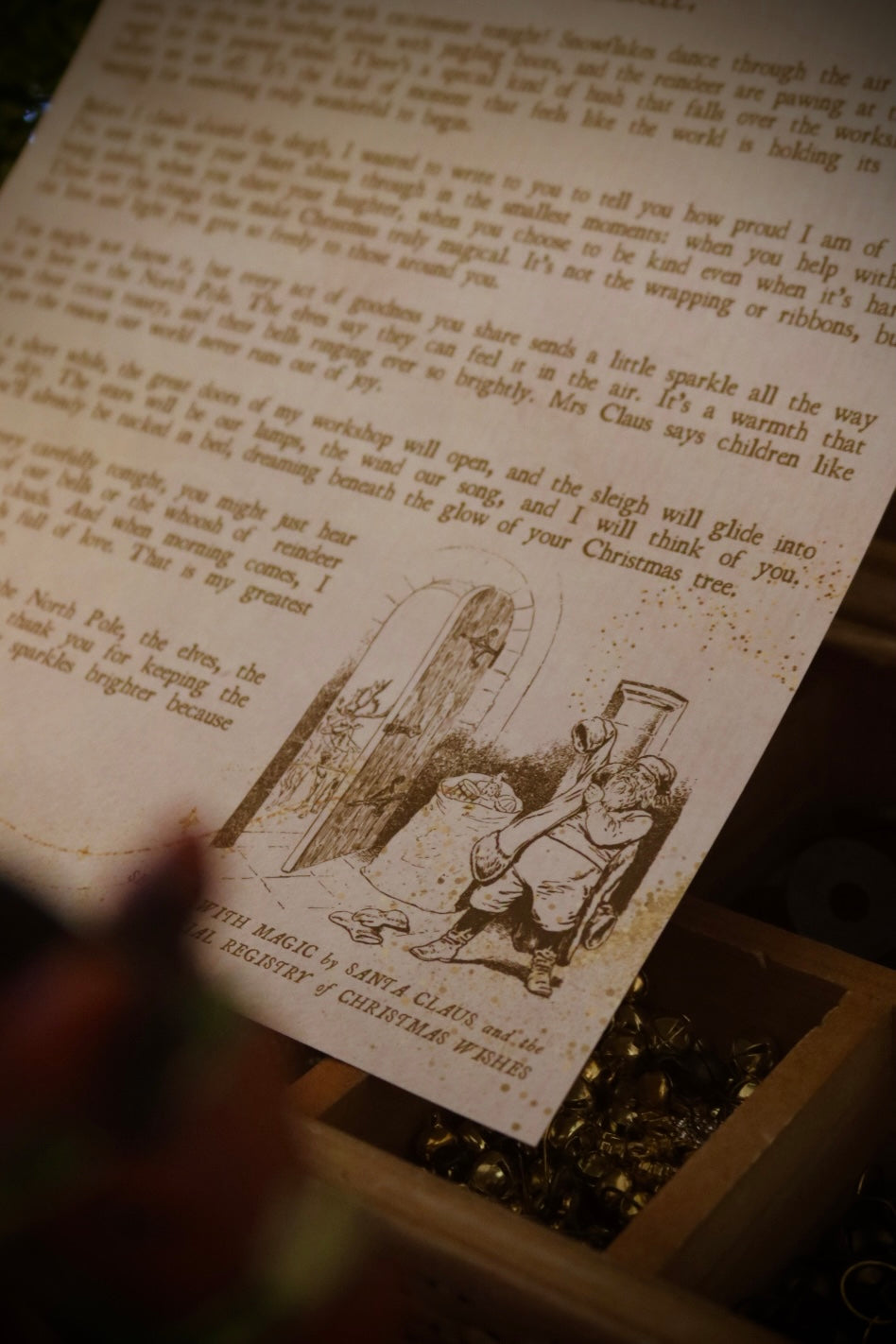 Scroll Style Letter from Santa | Deliver on Christmas Morning