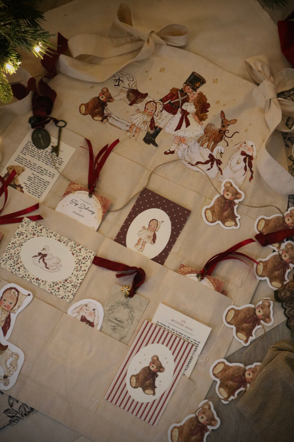 Heirloom Advent Calendar | 12 Large Pockets