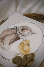 Kitten and Chick | Art Print or Greeting Card