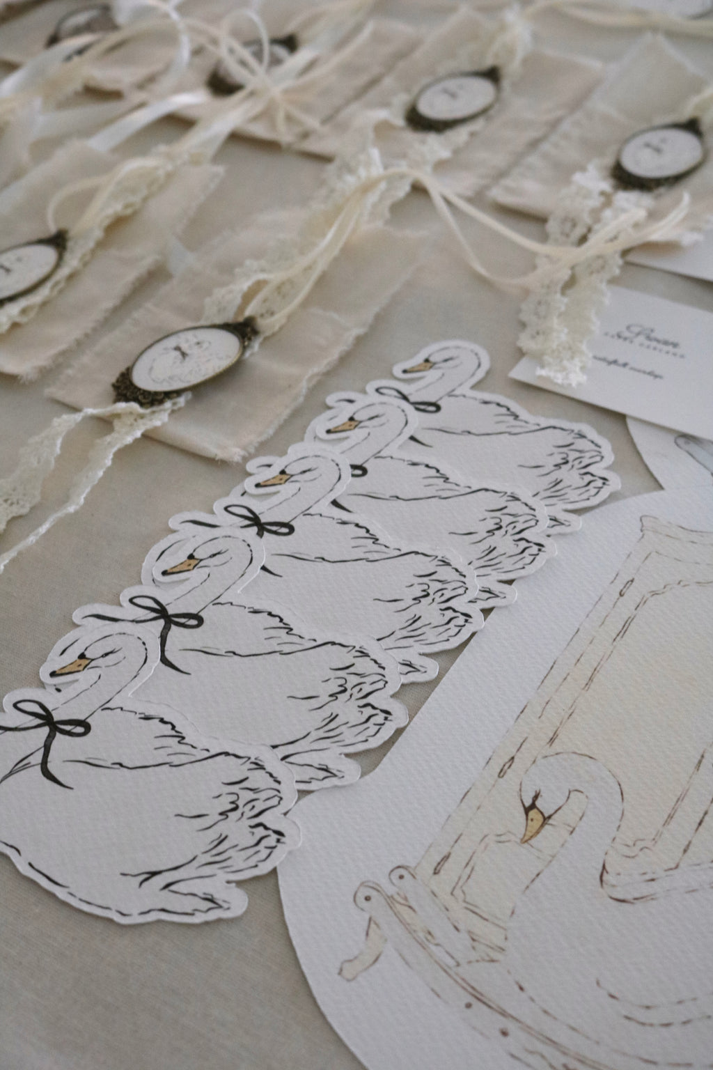 Swan Paper Garland