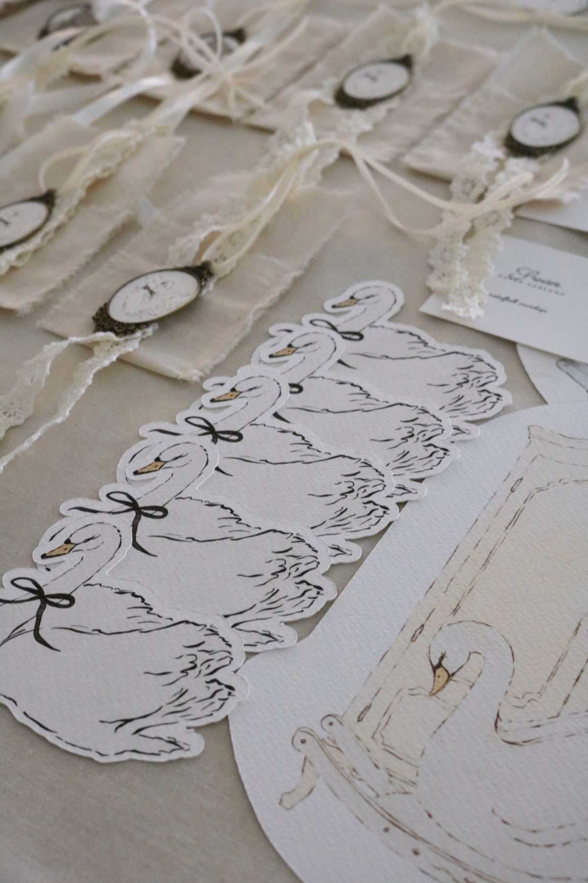 Swan Paper Garland