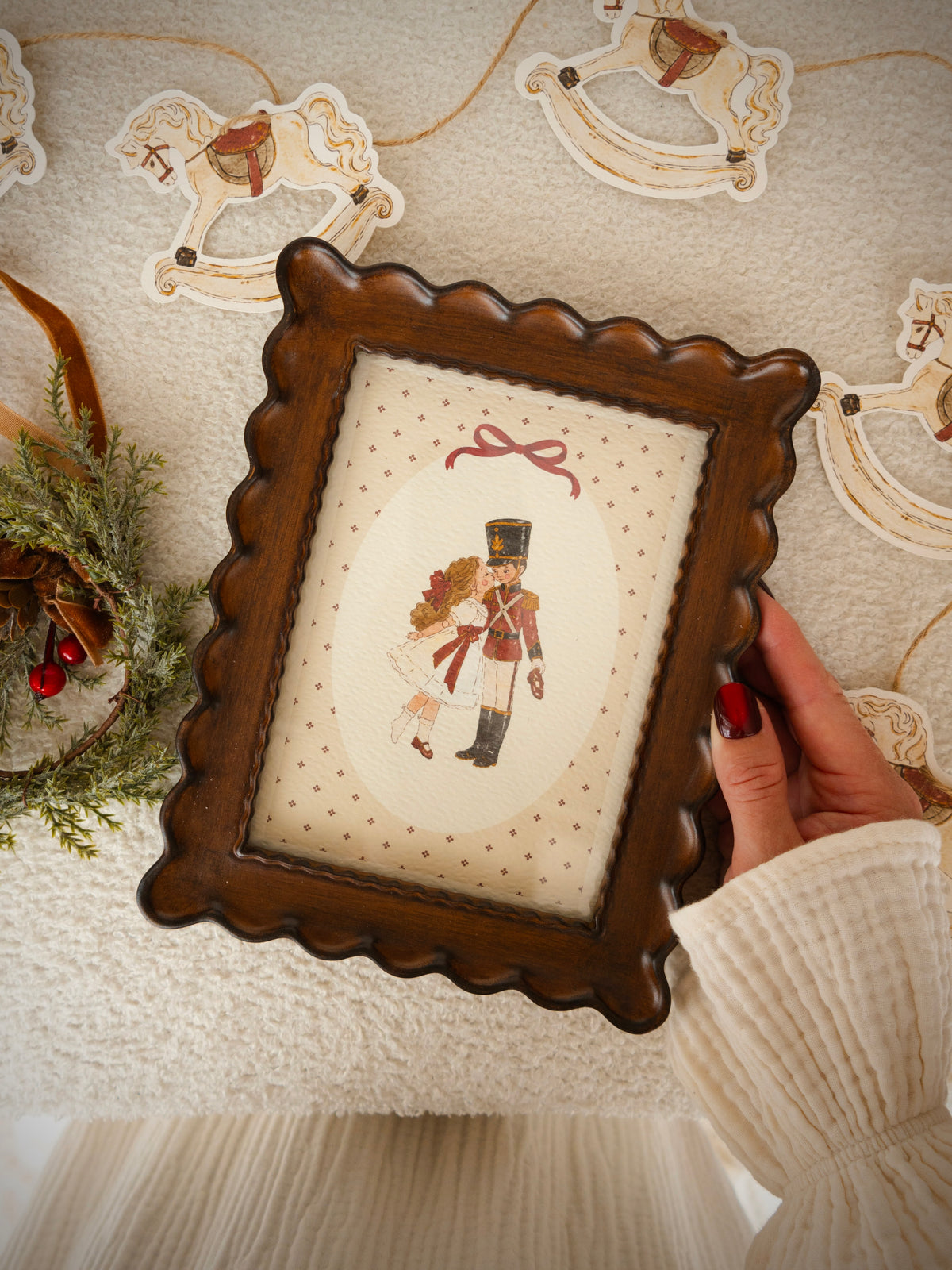 Dolly and the Toy Soldier | Available as Christmas Card or Print