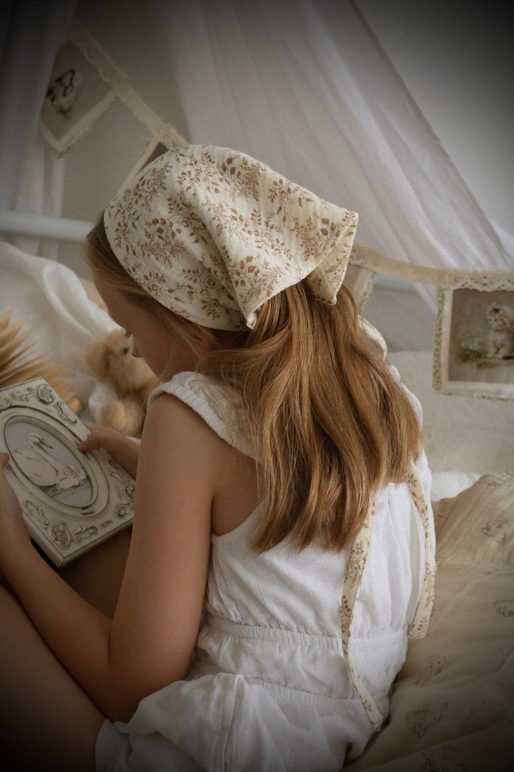 Petite Floral Headscarf