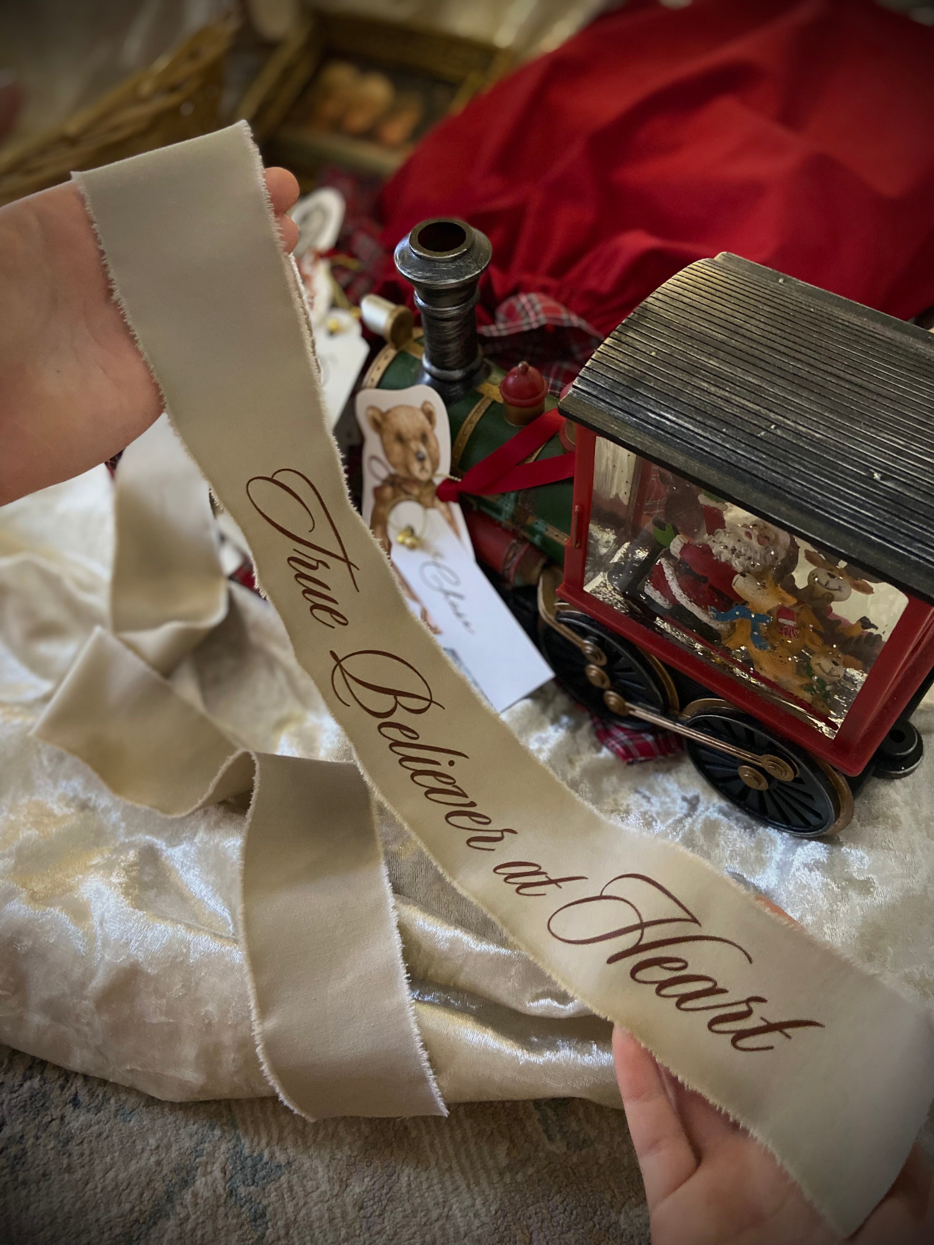 Sateen Keepsake Christmas Ribbon