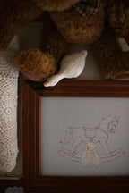 Bear & Rocking Horse | Framed