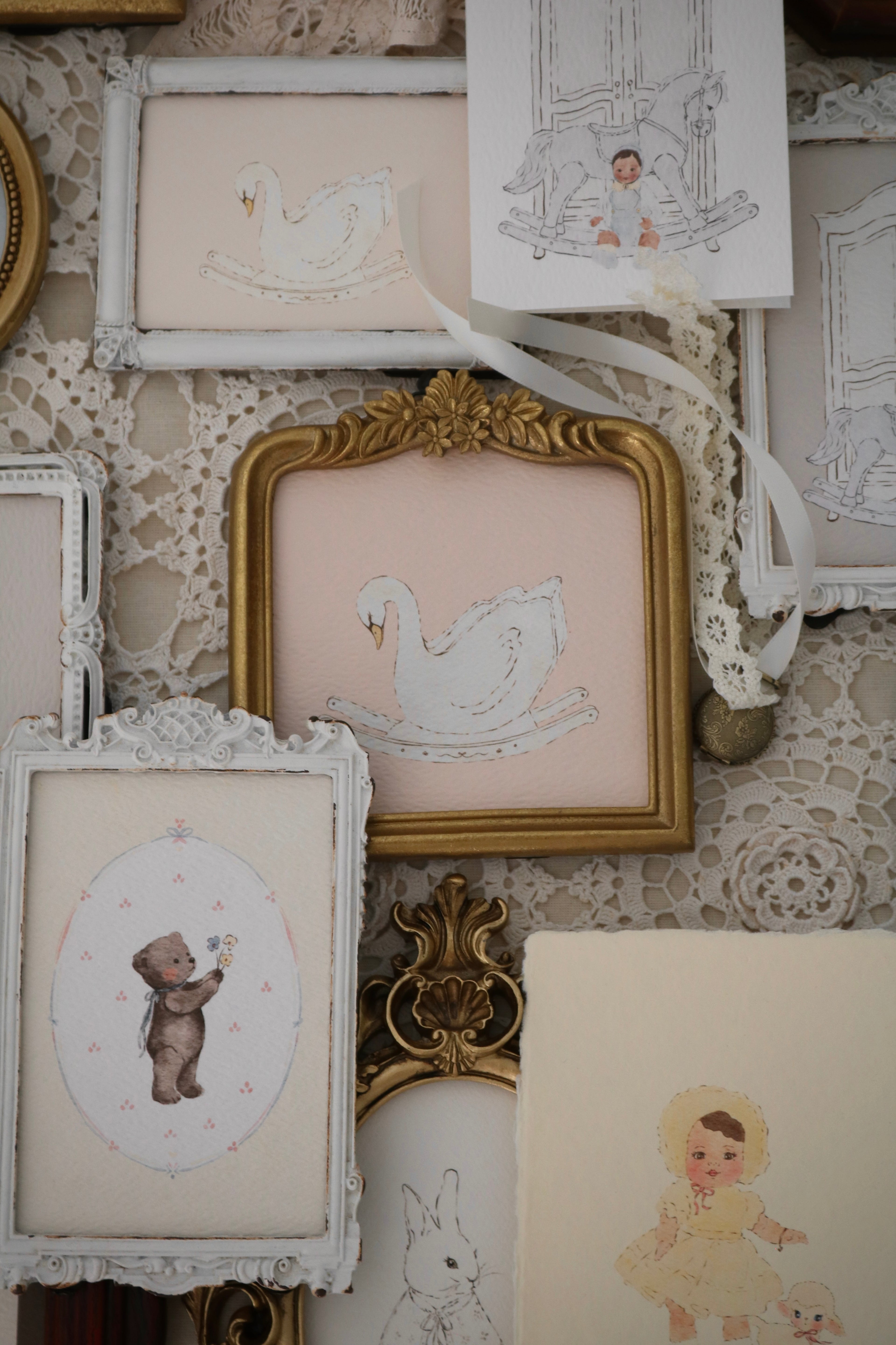 The Rocking Swan | Framed
