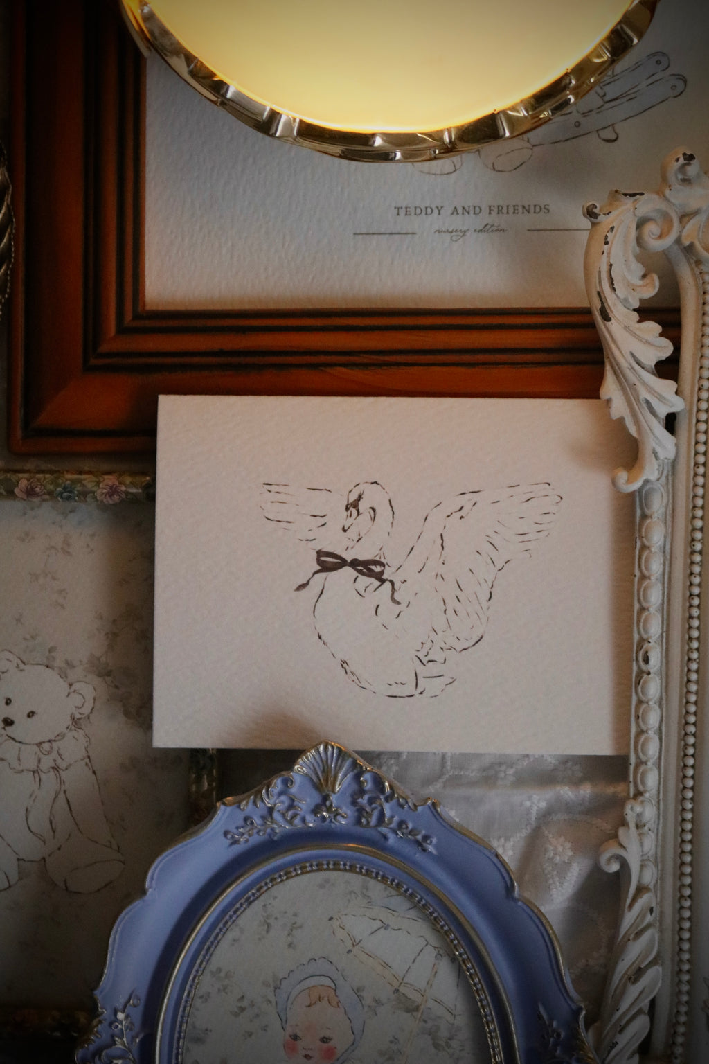 Swan | Illustrated Keepsake Card