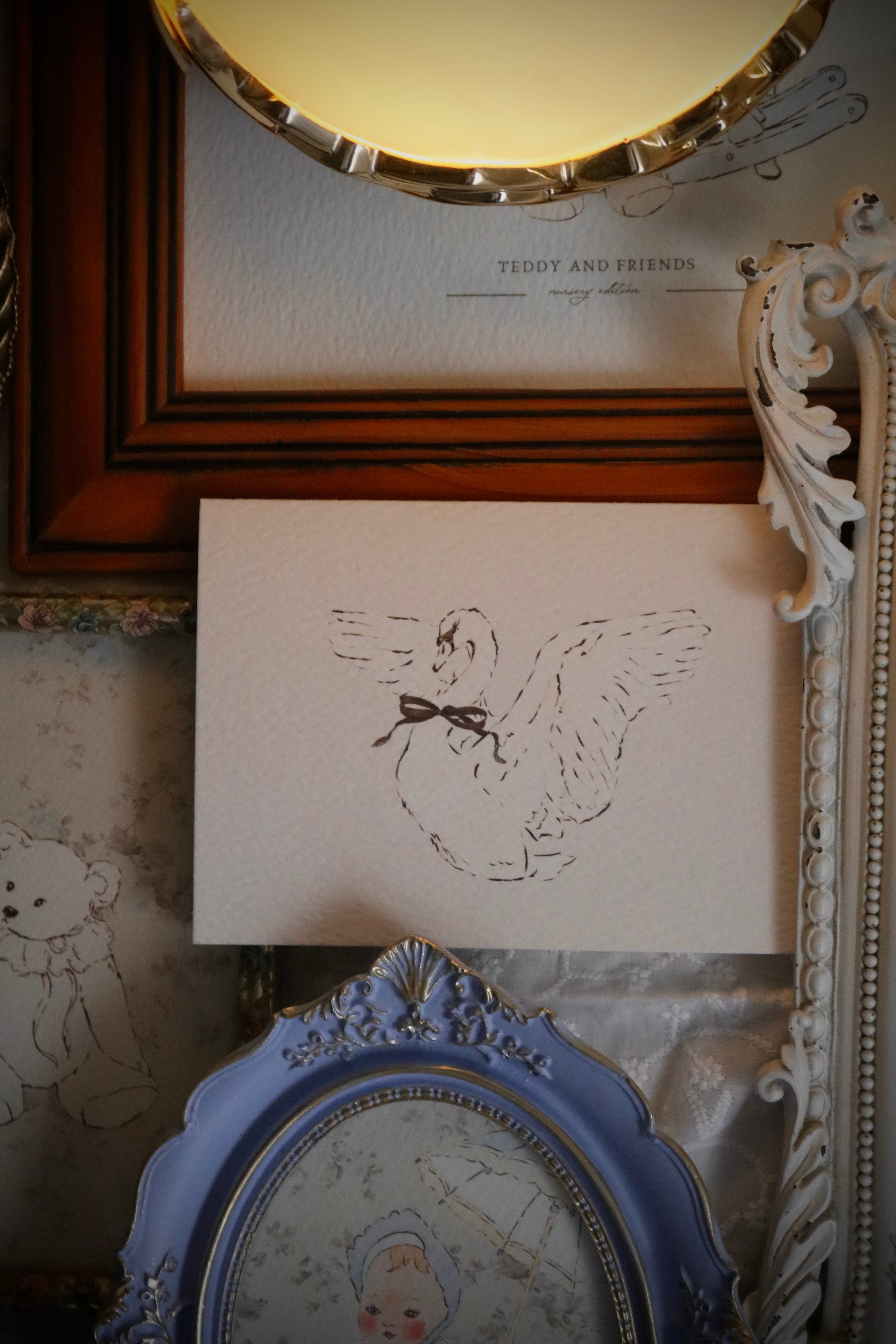 Swan | Illustrated Keepsake Card