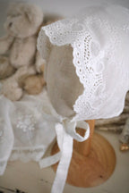 Embroidered Cotton Bonnet