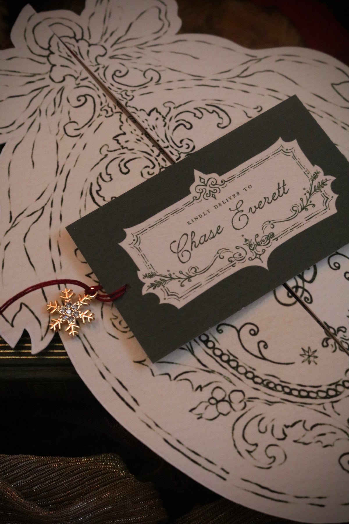 Keepsake Locket Style Letter from Santa