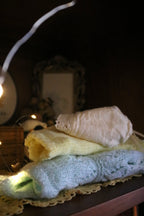 Butter Yellow Broderie Anglaise Baby Bonnet