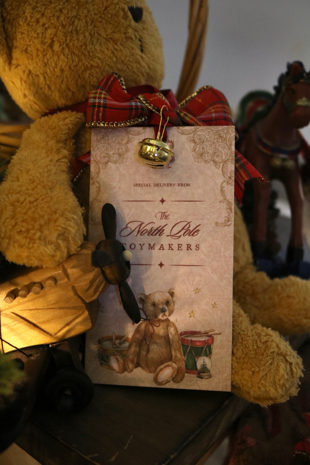 Toy Tag from the North Pole Toy Makers