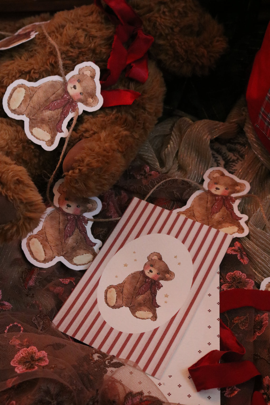 Teddy Bear | Available as Christmas Card or Print