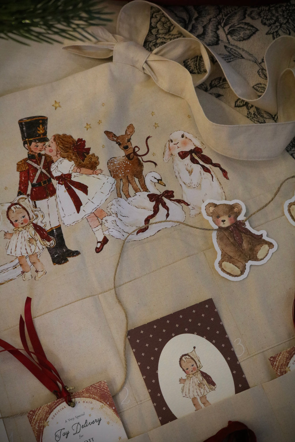 Heirloom Advent Calendar | 12 Large Pockets
