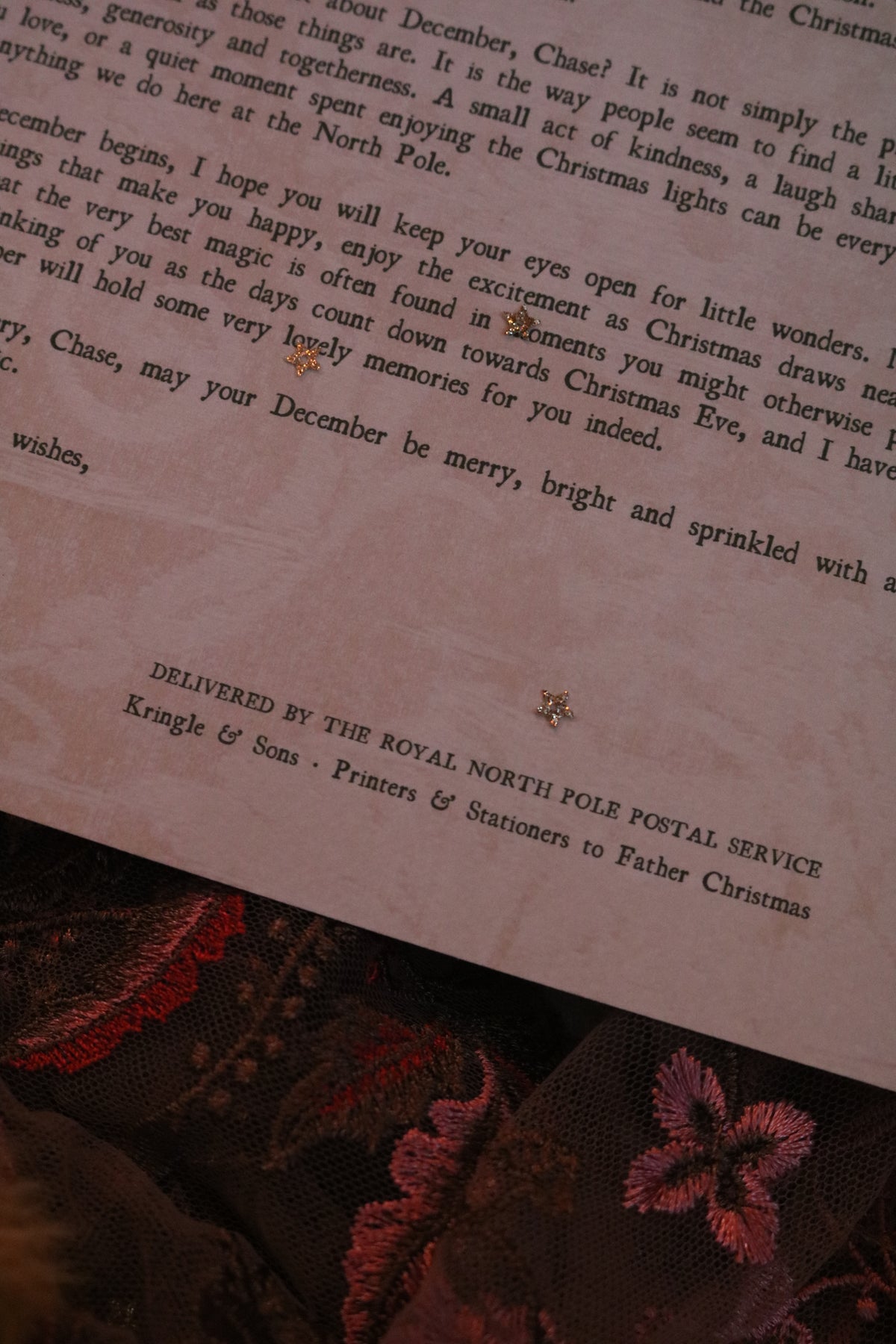 The First Delivery of December | Letter from Santa