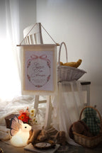 Double Sided Bedroom Banner with Keepsake Pocket
