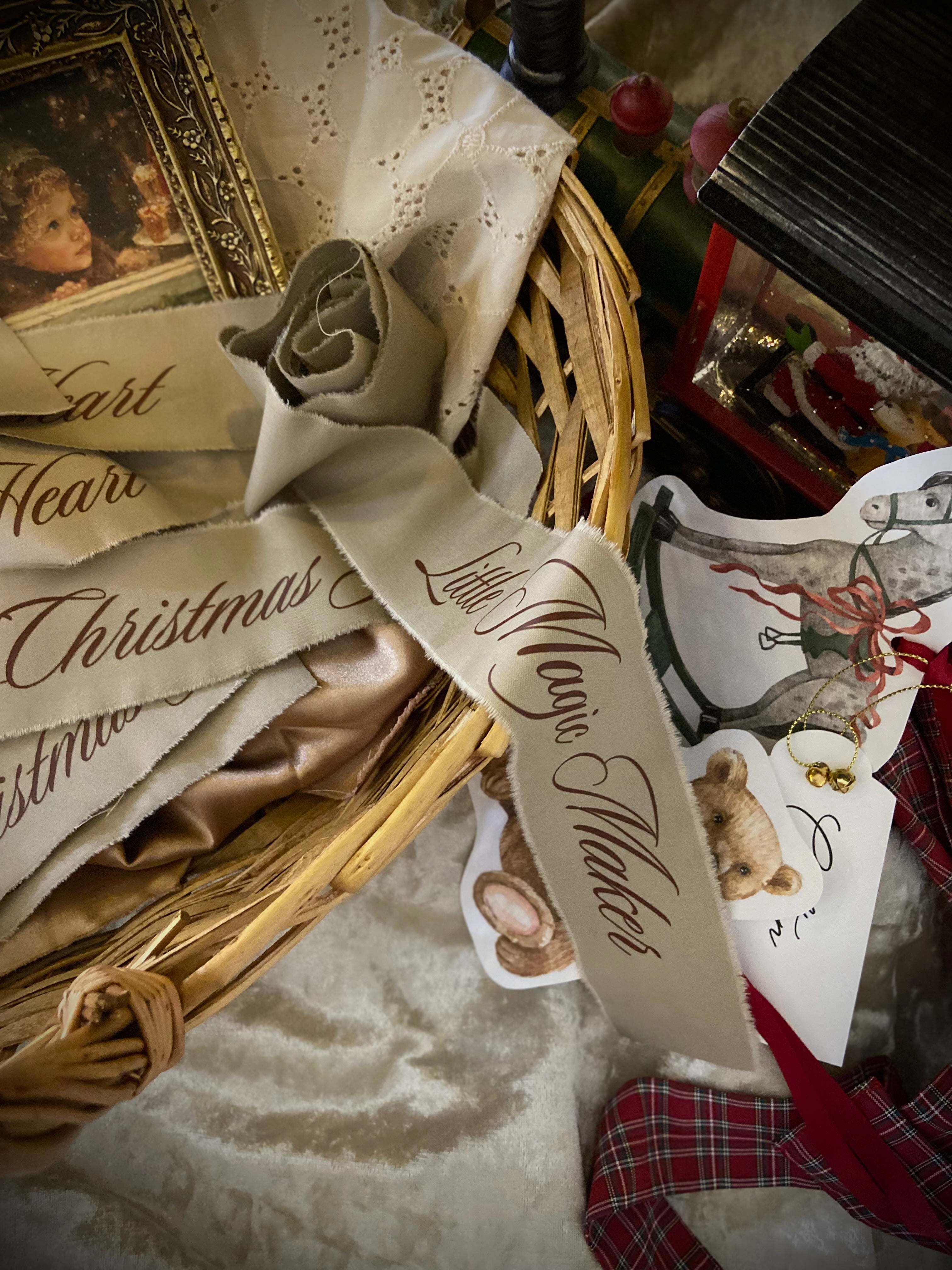 Sateen Keepsake Christmas Ribbon