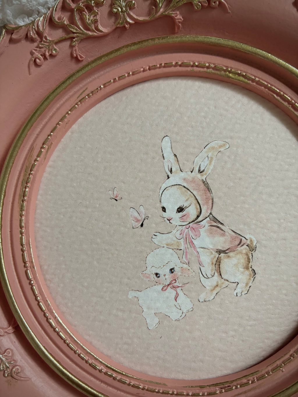 Bunny and Lamb | Framed